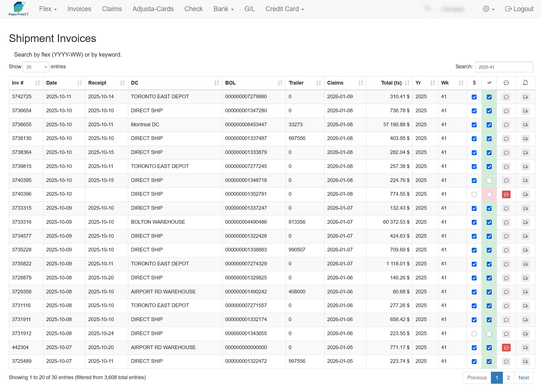 Invoices